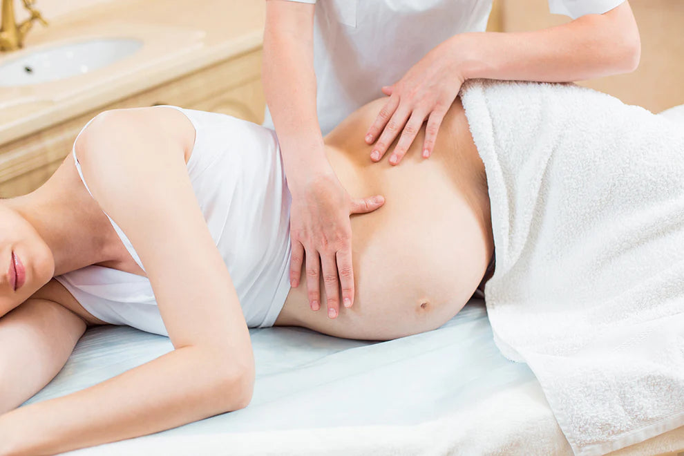 pregnancy massage lateral