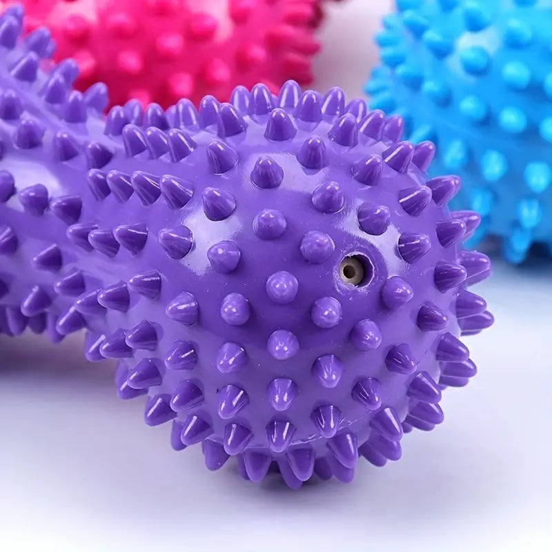 Spikey Peanut Massage Roller purple